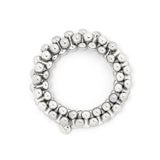 Cluster elastic bracelet Josette - Silver - Sodini Bijoux