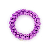 Cluster elastic bracelet Josette - Fucsia - Sodini Bijoux