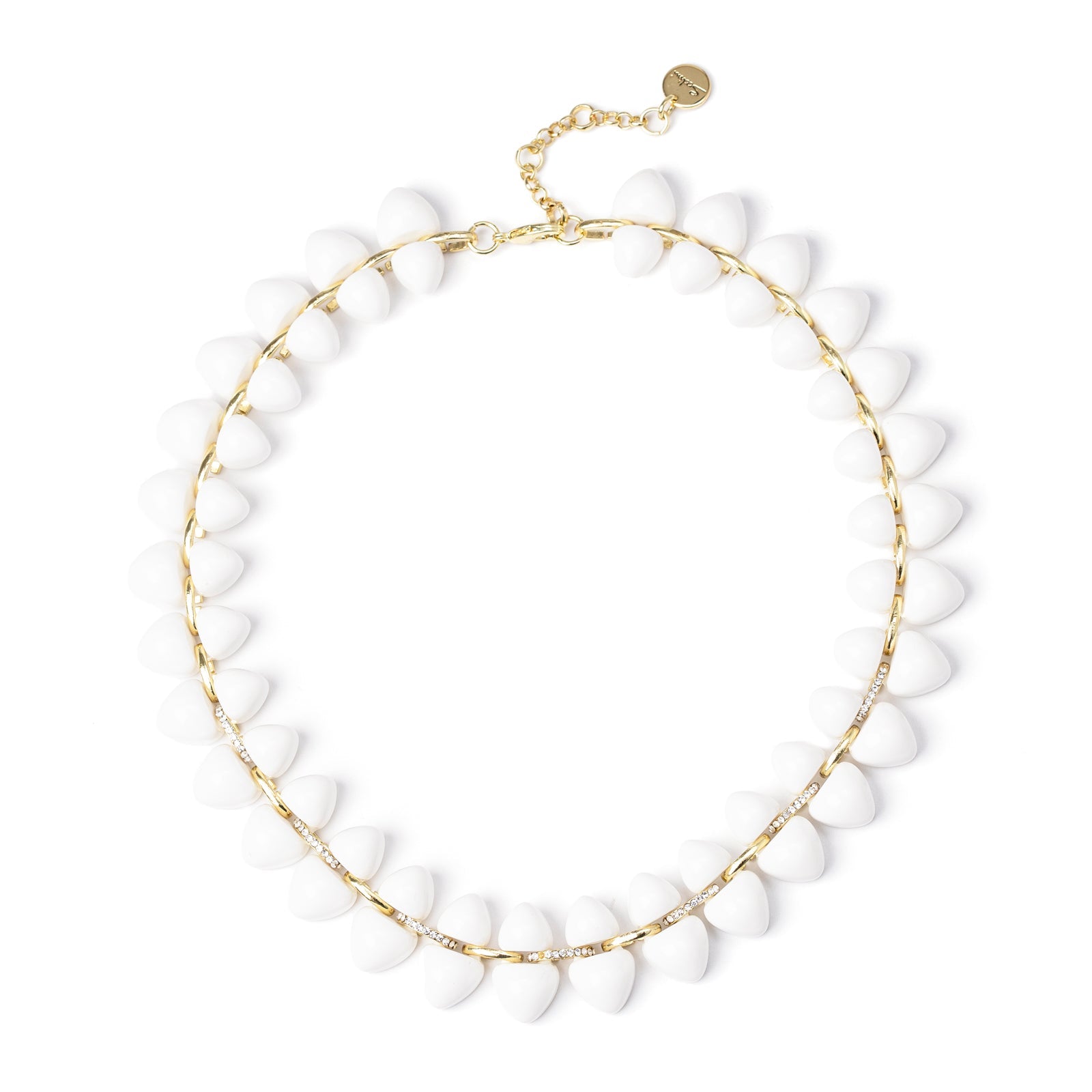 Collana corta con duplice filo Cocoon - Bianco - Sodini Bijoux