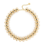 Short necklace with double thread Cocoon - Oro - Sodini Bijoux