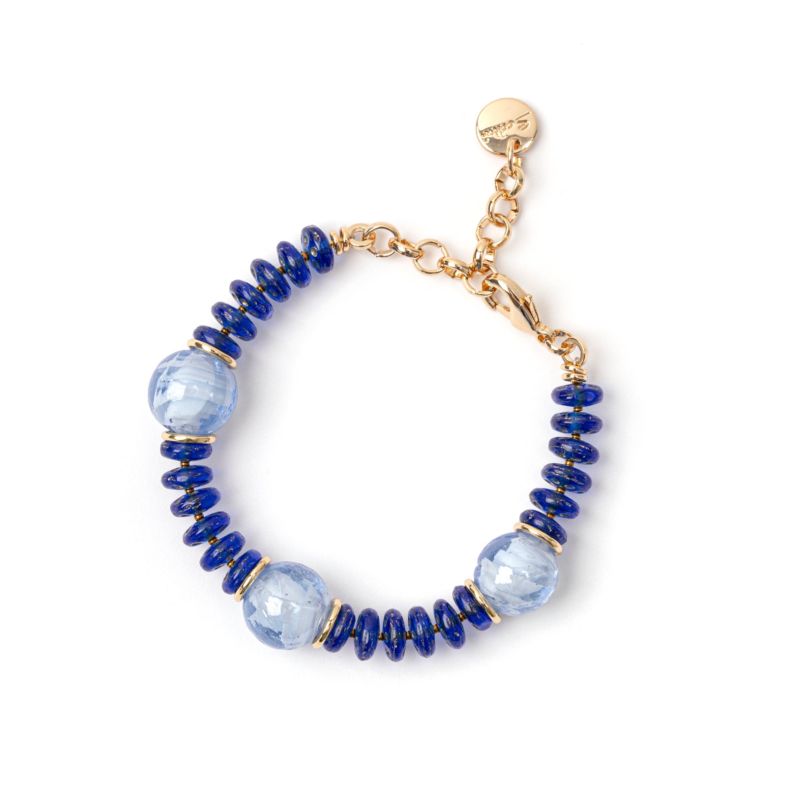 Bracciale Jane Azzurro e Blu - Blu - Sodini Bijoux