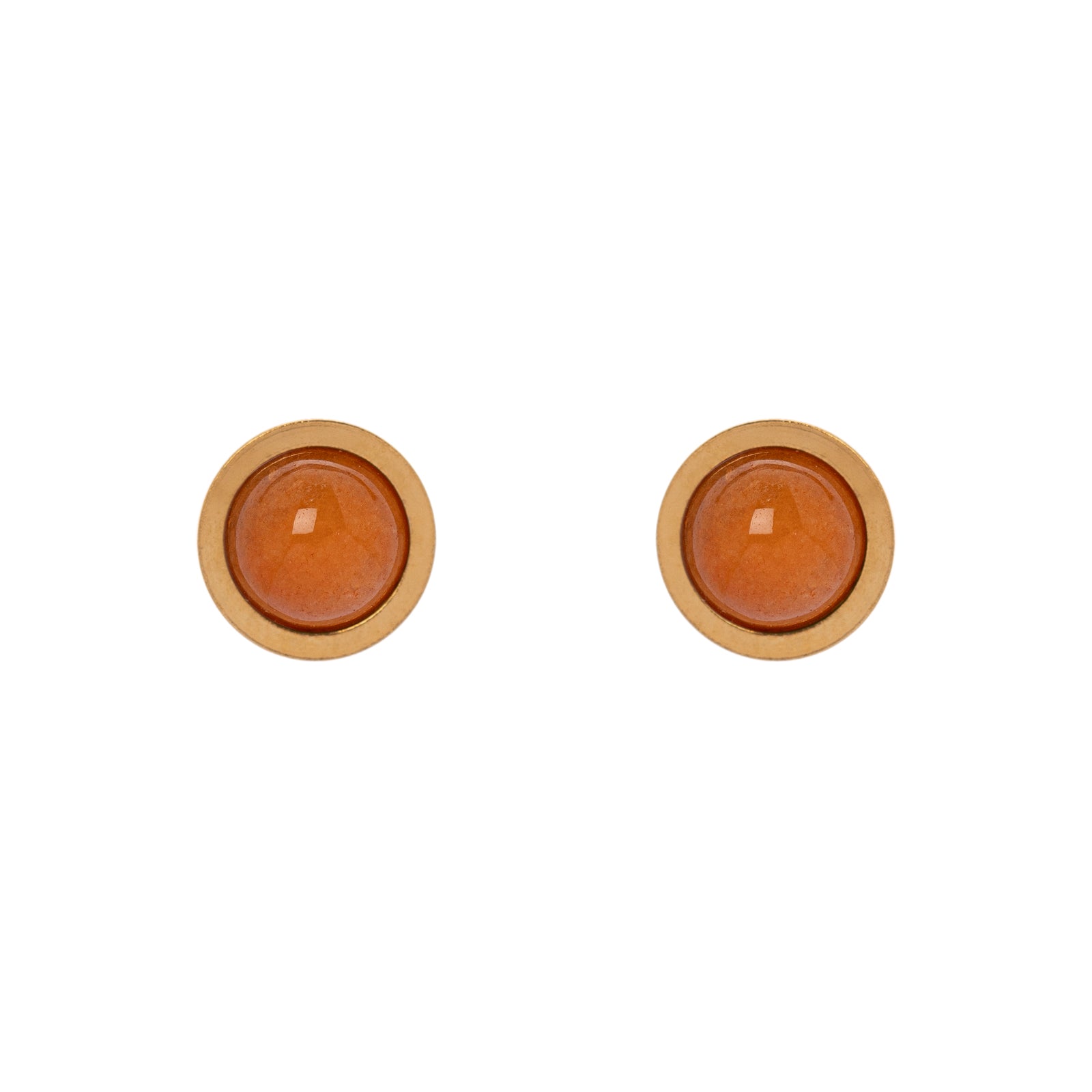 Orecchini a bottone Bali - Arancio - Sodini Bijoux
