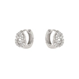 Hoop earrings and two rings Malibù - Silver - Sodini Bijoux