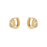 Hoop earrings and two rings Malibù - Gold - Sodini Bijoux