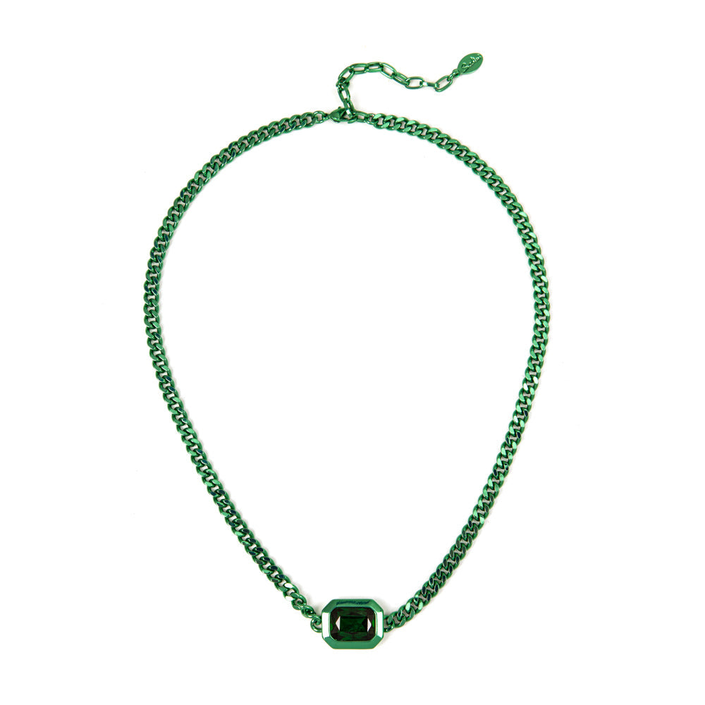 Collana corta Koons - Verde - Sodini Bijoux