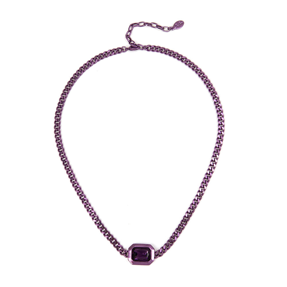 Collana corta Koons - Viola - Sodini Bijoux