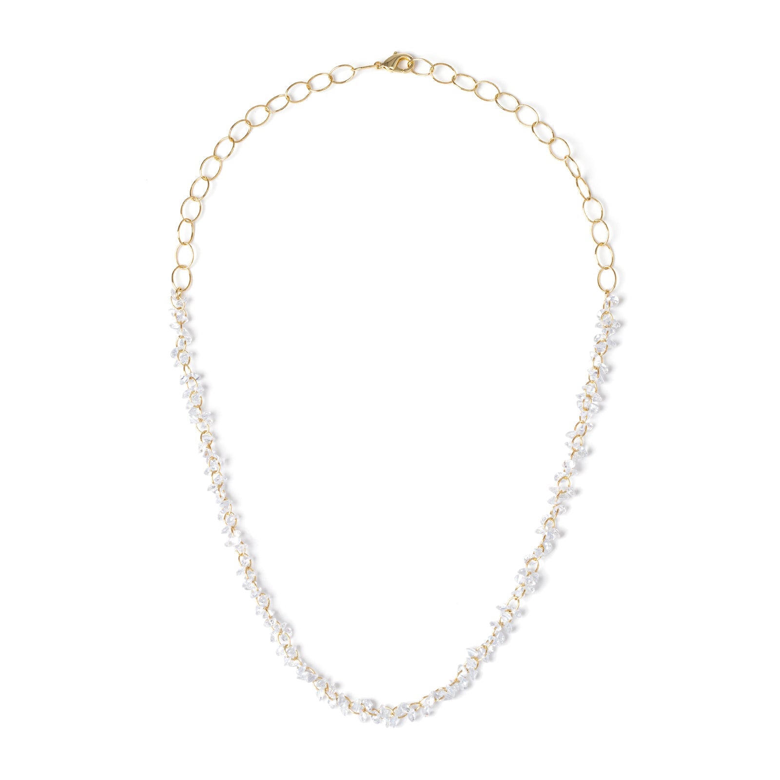 Collana con piccoli zirconi Kristall - Bianco - Sodini Bijoux