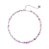 Girocollo con piccoli zirconi Kristall - Viola - Sodini Bijoux