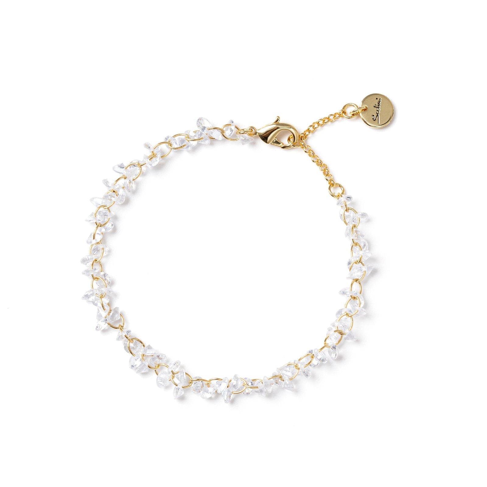 Bracciale con piccoli zirconi Kristall - Bianco - Sodini Bijoux