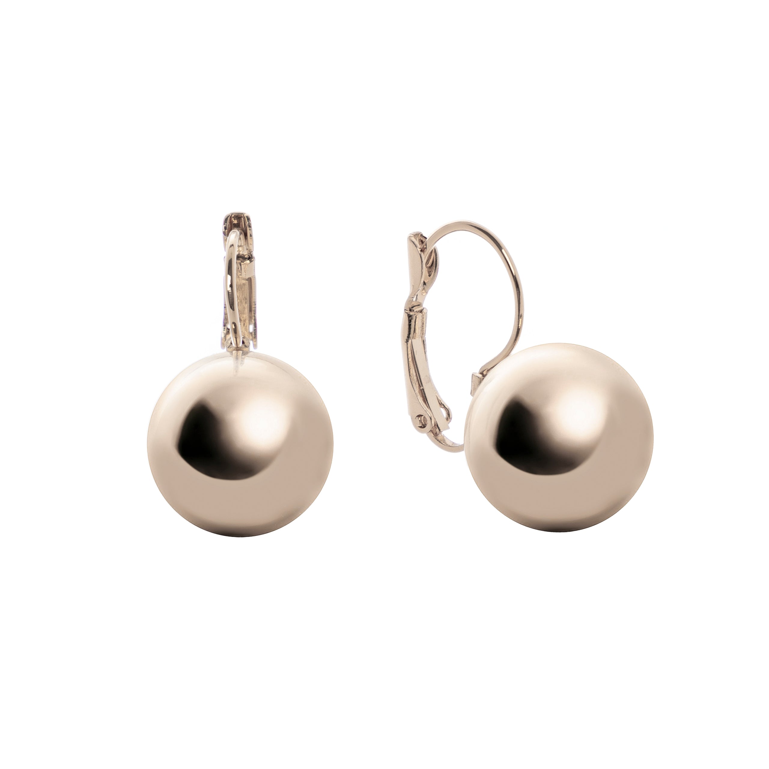 Orecchini a monachella con sfera Sissi - Bronzo - Sodini Bijoux