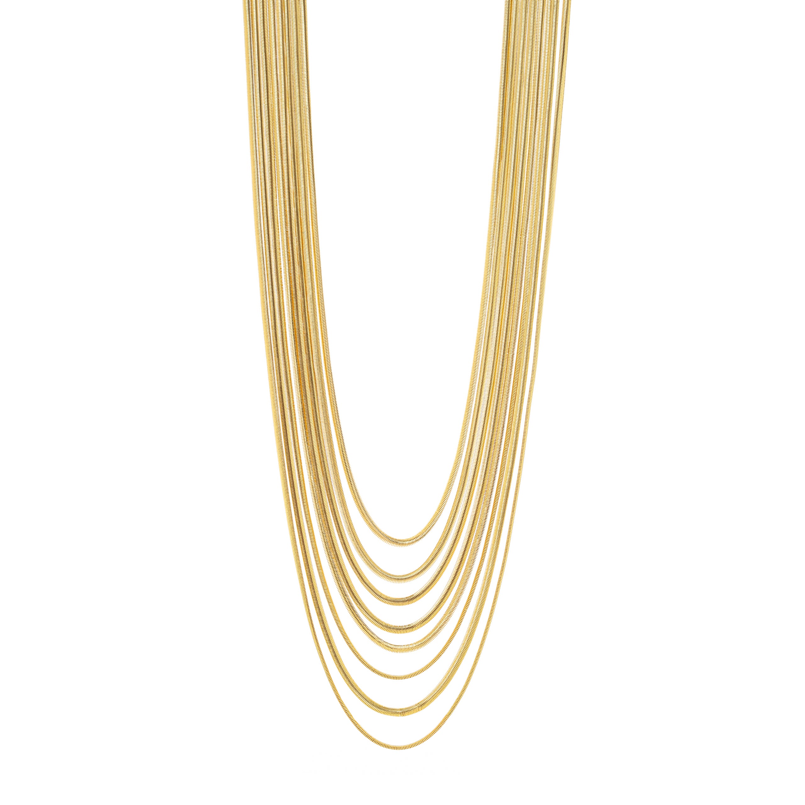 Collana multifilo lunga Cleopatra - Oro - Sodini Bijoux