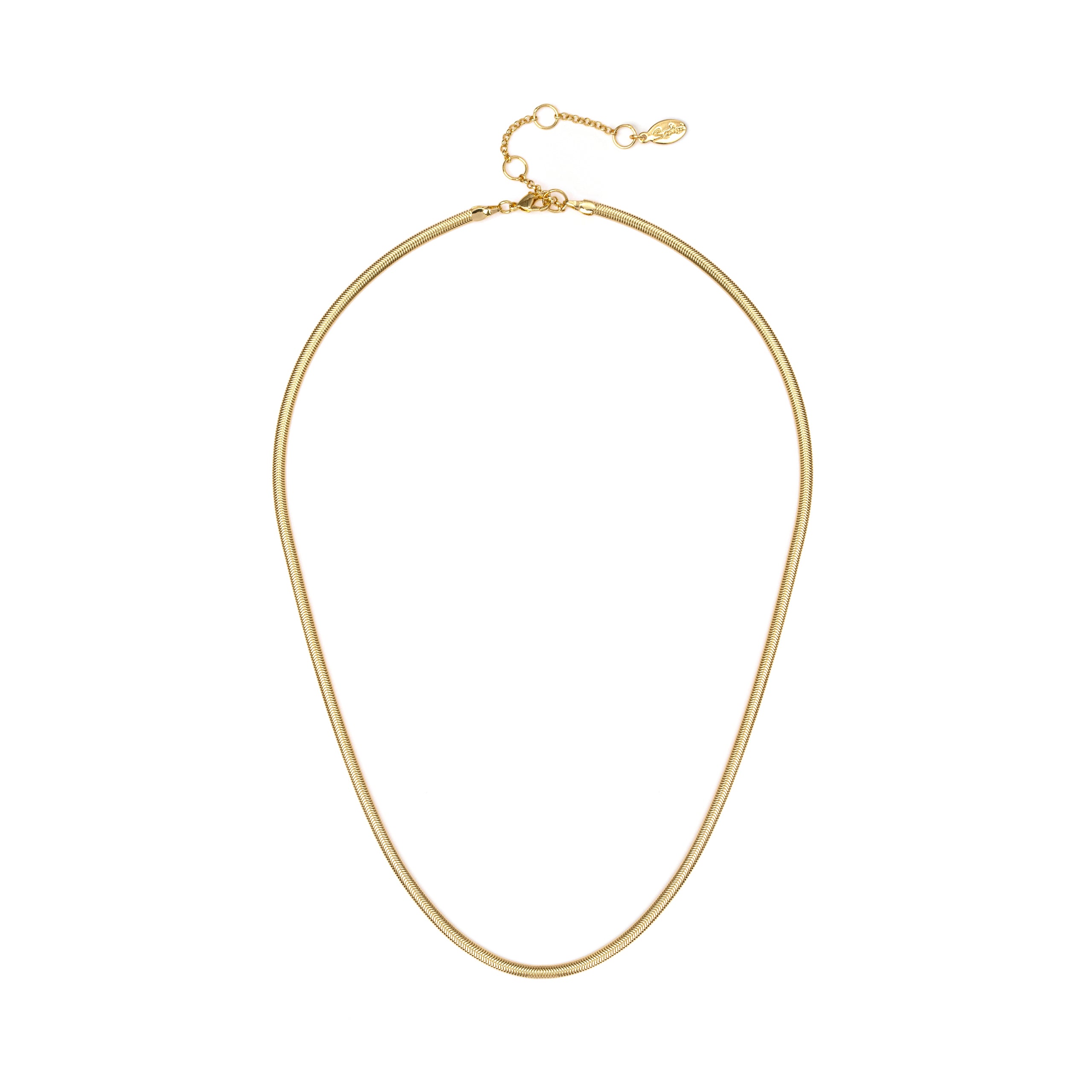 Serpentine necklace light Cleopatra - Gold - Sodini Bijoux