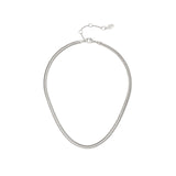 Short serpentine necklace Cleopatra - Silver - Sodini Bijoux