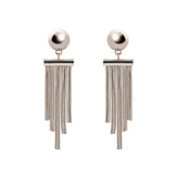 Barrette and fringe earrings Cleopatra - Bronze - Sodini Bijoux