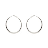 Large hoop earrings Isabel - Silver - Sodini Bijoux