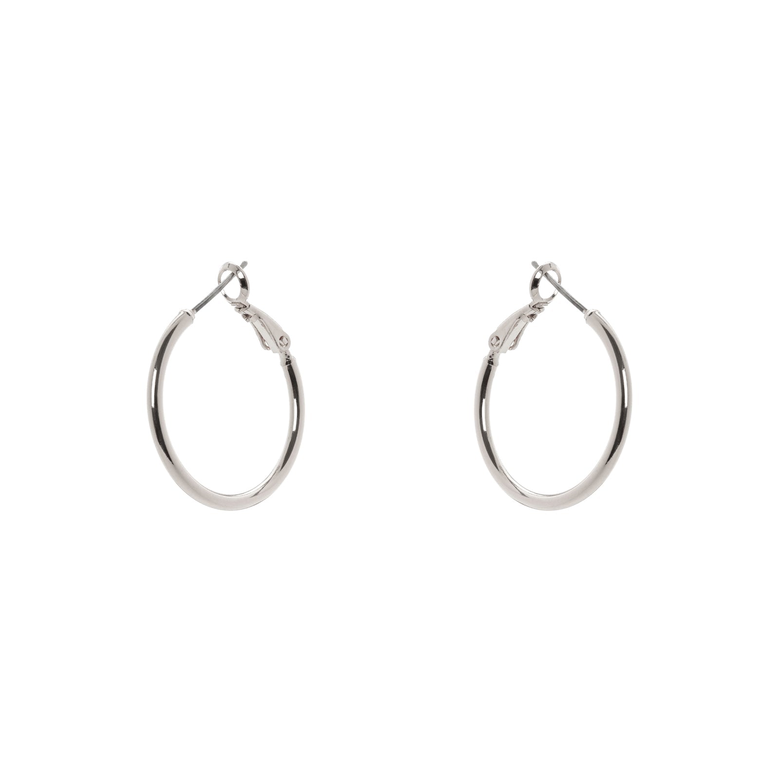 Lean mini hoop earrings Isabel - Silver - Sodini Bijoux