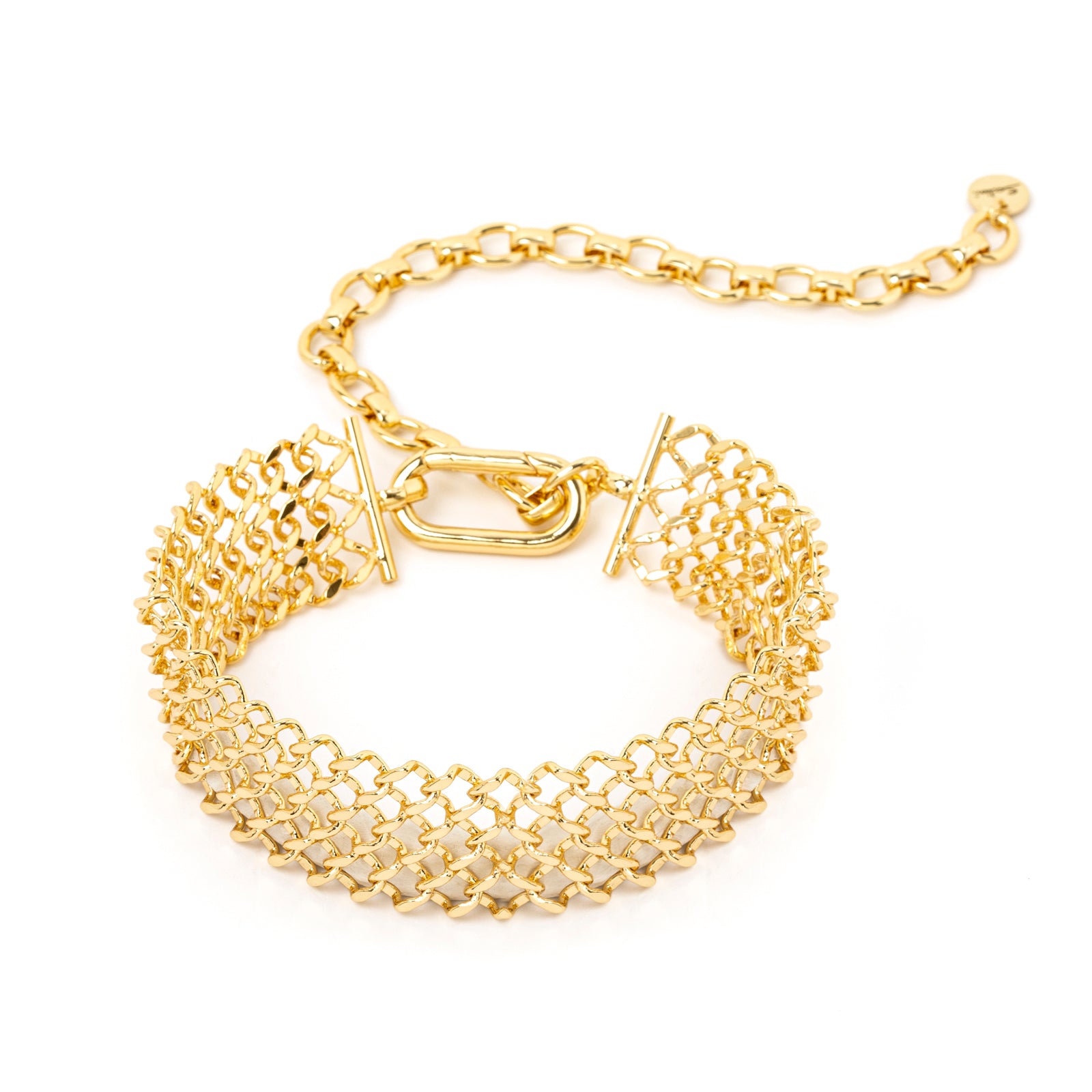 Girocollo choker a placchette geometriche Brienne - Oro - Sodini Bijoux