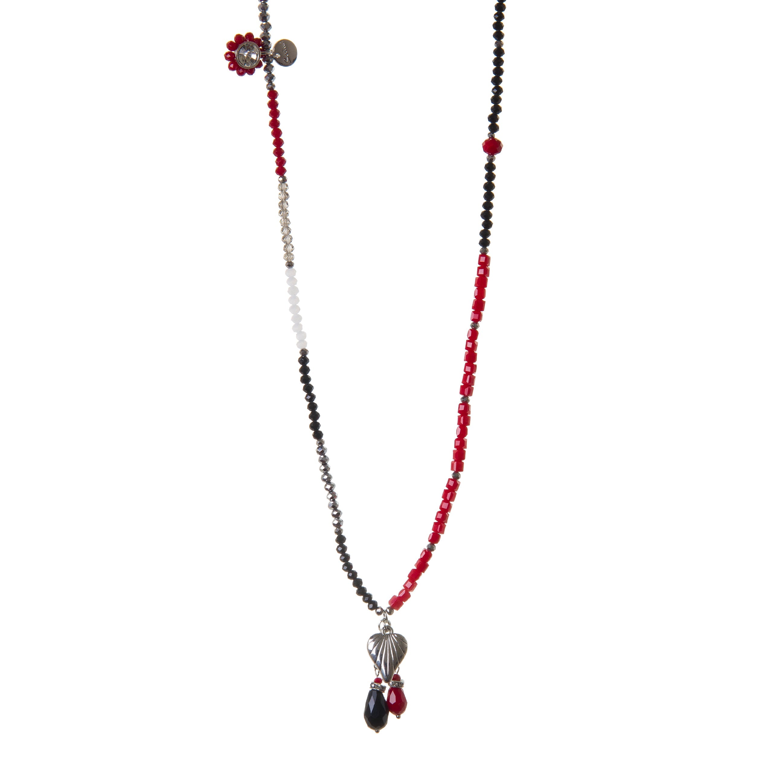 Collana lunga di perline Theodosia - Multicolor - Sodini Bijoux