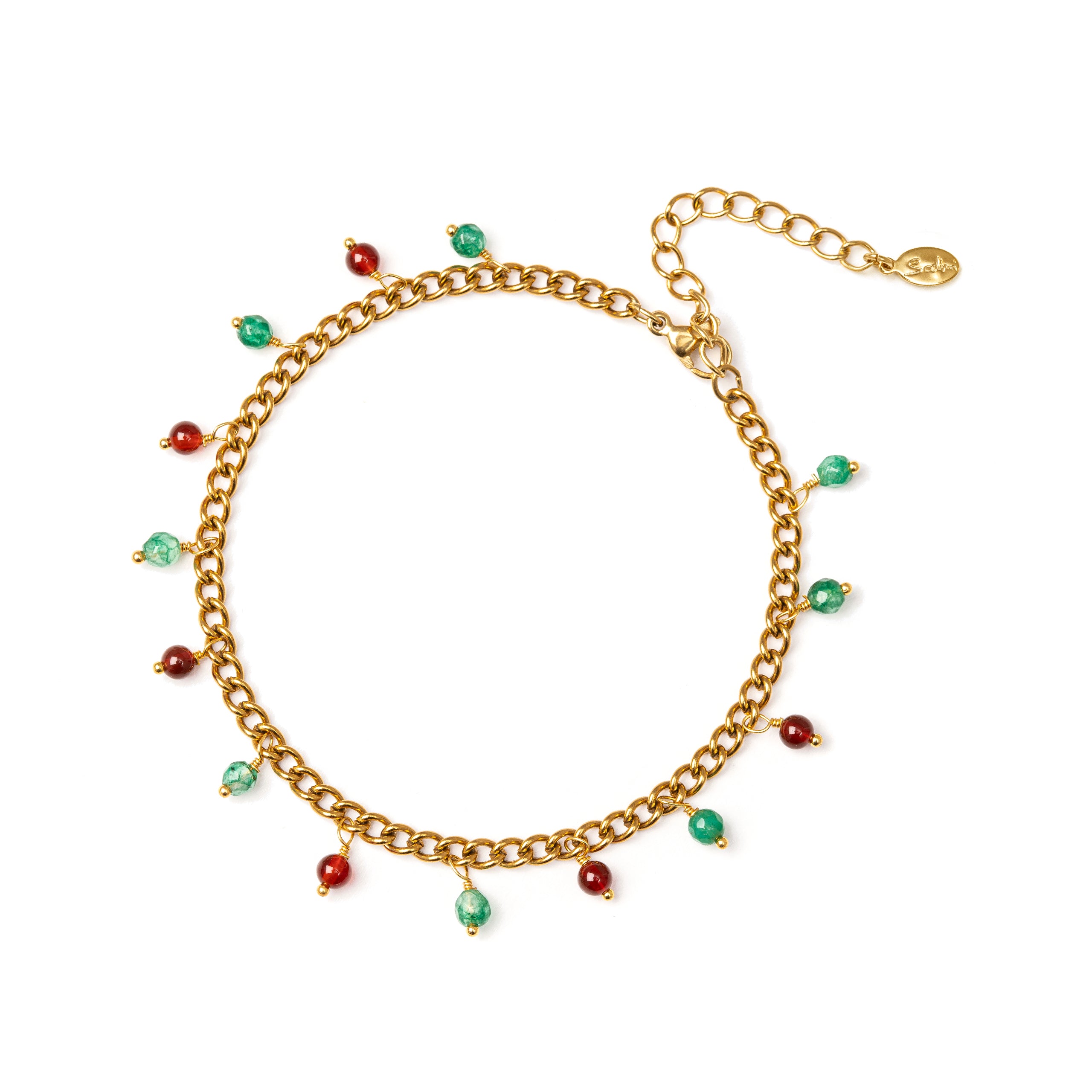 Bracciale groumette e piccole boule Rio - Multicolor - Sodini Bijoux