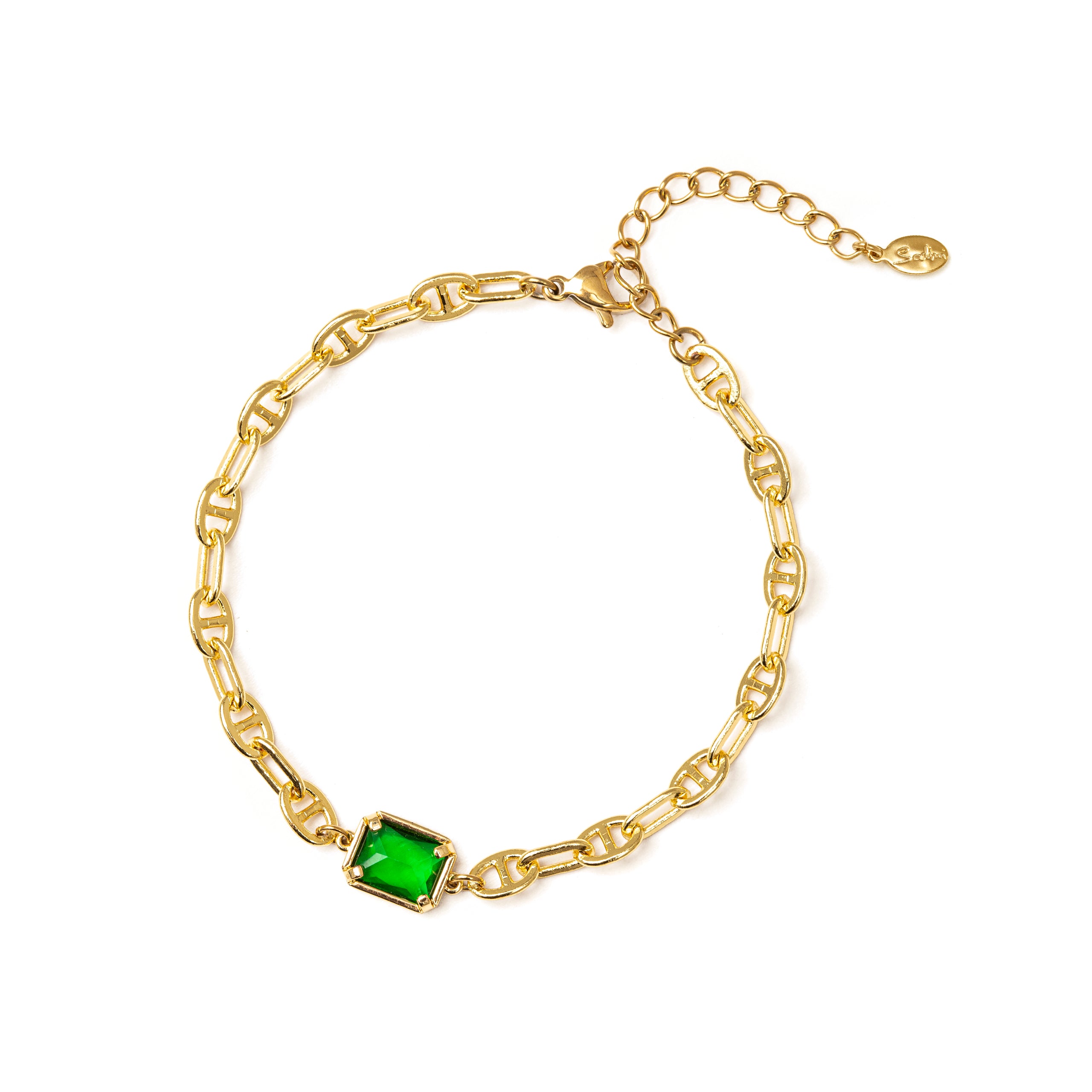 Bracciale a maglia marinara Rio - Verde - Sodini Bijoux