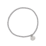 Bracciale elastico con piccole boule Crypto - Argento - Sodini Bijoux