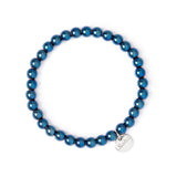 Bracciale elastico con boule Crypto - Blu - Sodini Bijoux