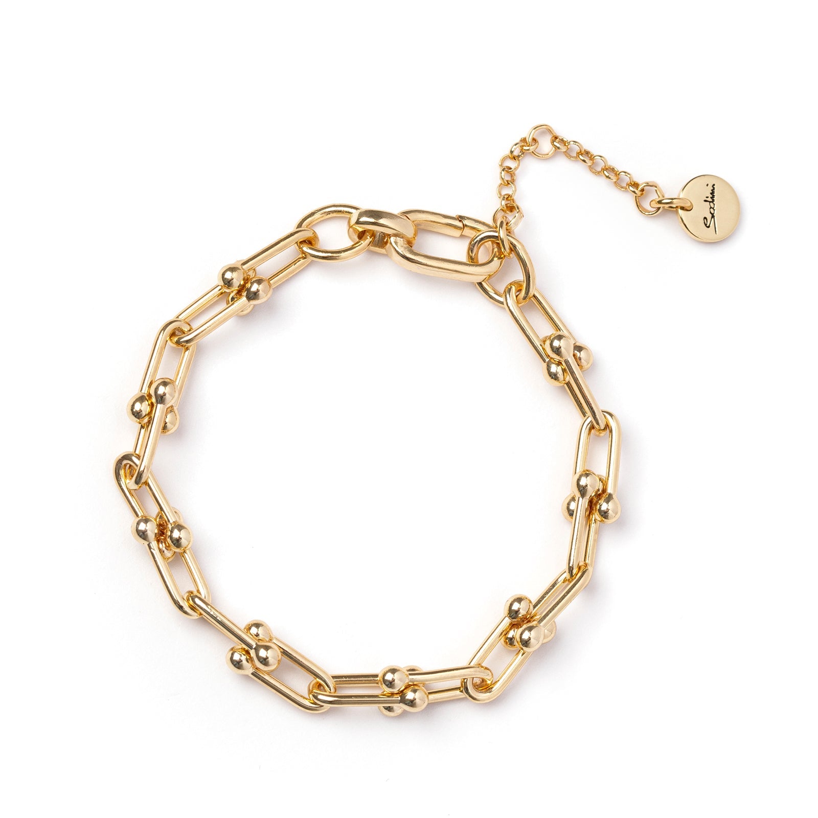 Bracciale con maglie ad U Cara - Oro - Sodini Bijoux