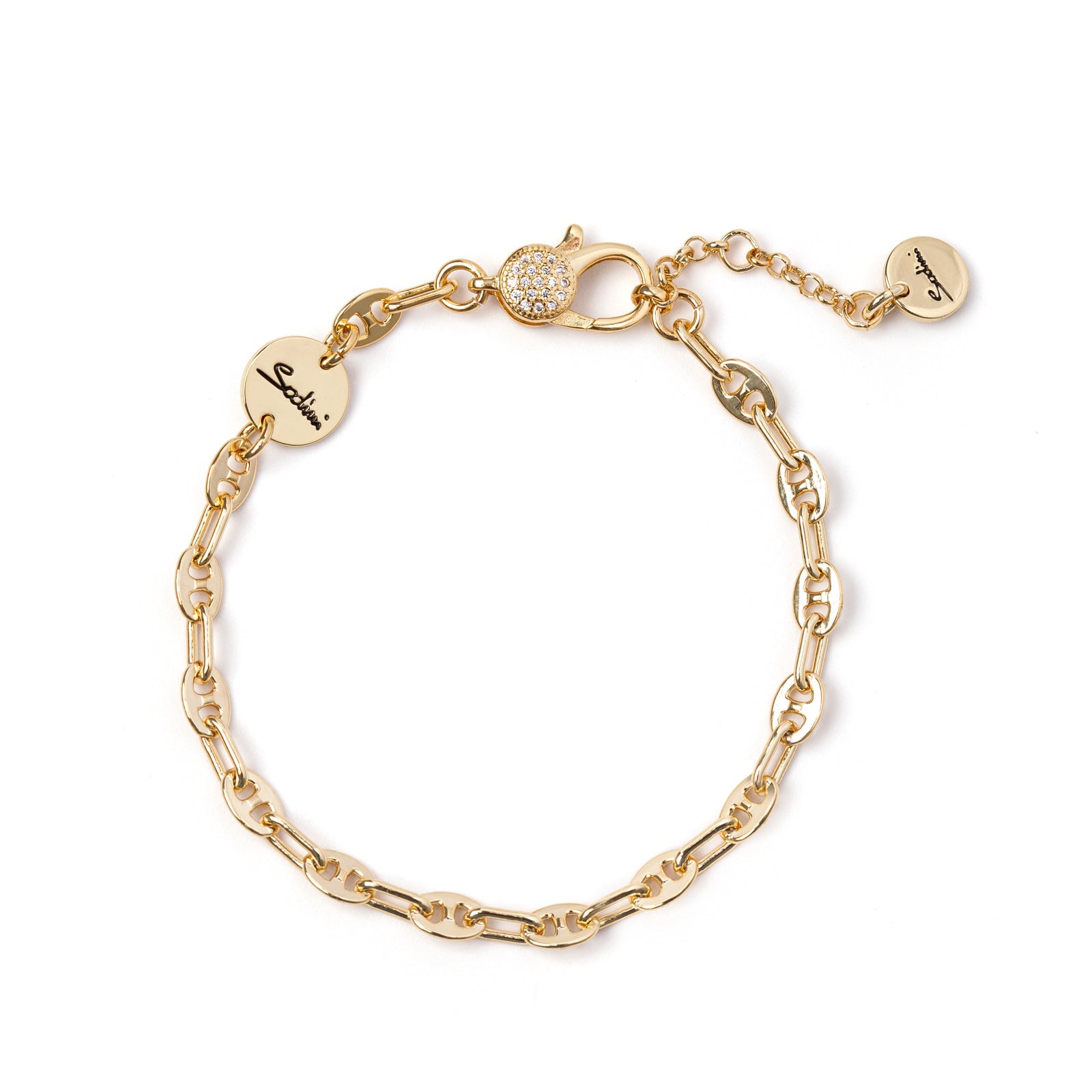 Bracciale con maglie marinare Cara - Oro - Sodini Bijoux