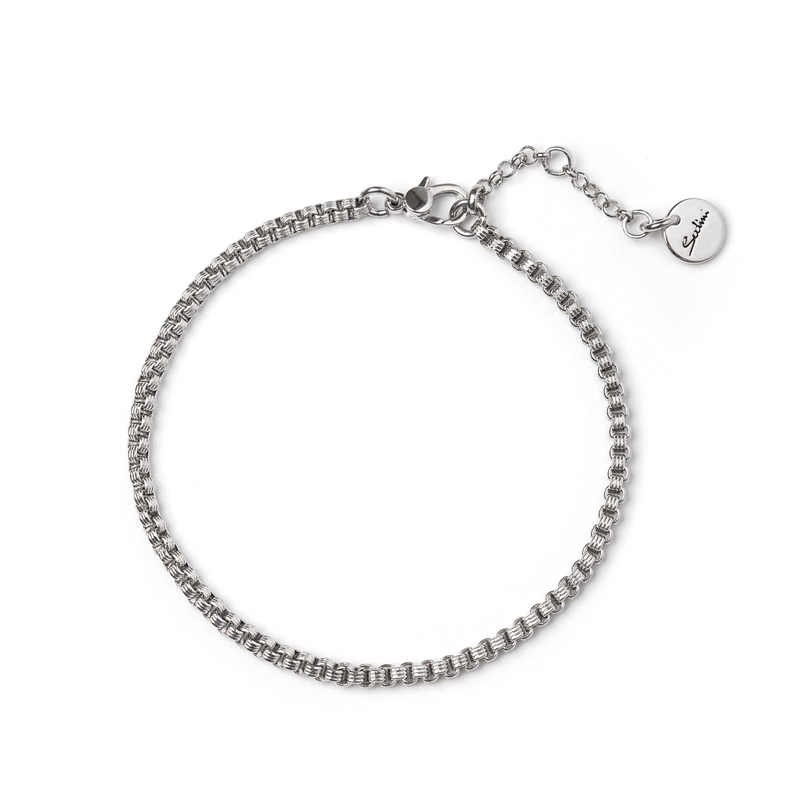 Bracciale a maglia veneziana Cara - Argento - Sodini Bijoux