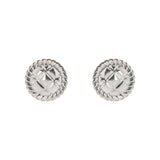 Domus stud earrings - Silver - Sodini Bijoux