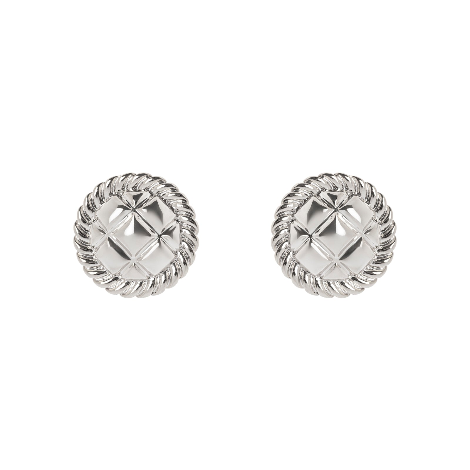 Domus stud earrings - Silver - Sodini Bijoux