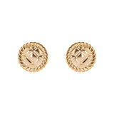 Domus stud earrings - Gold - Sodini Bijoux