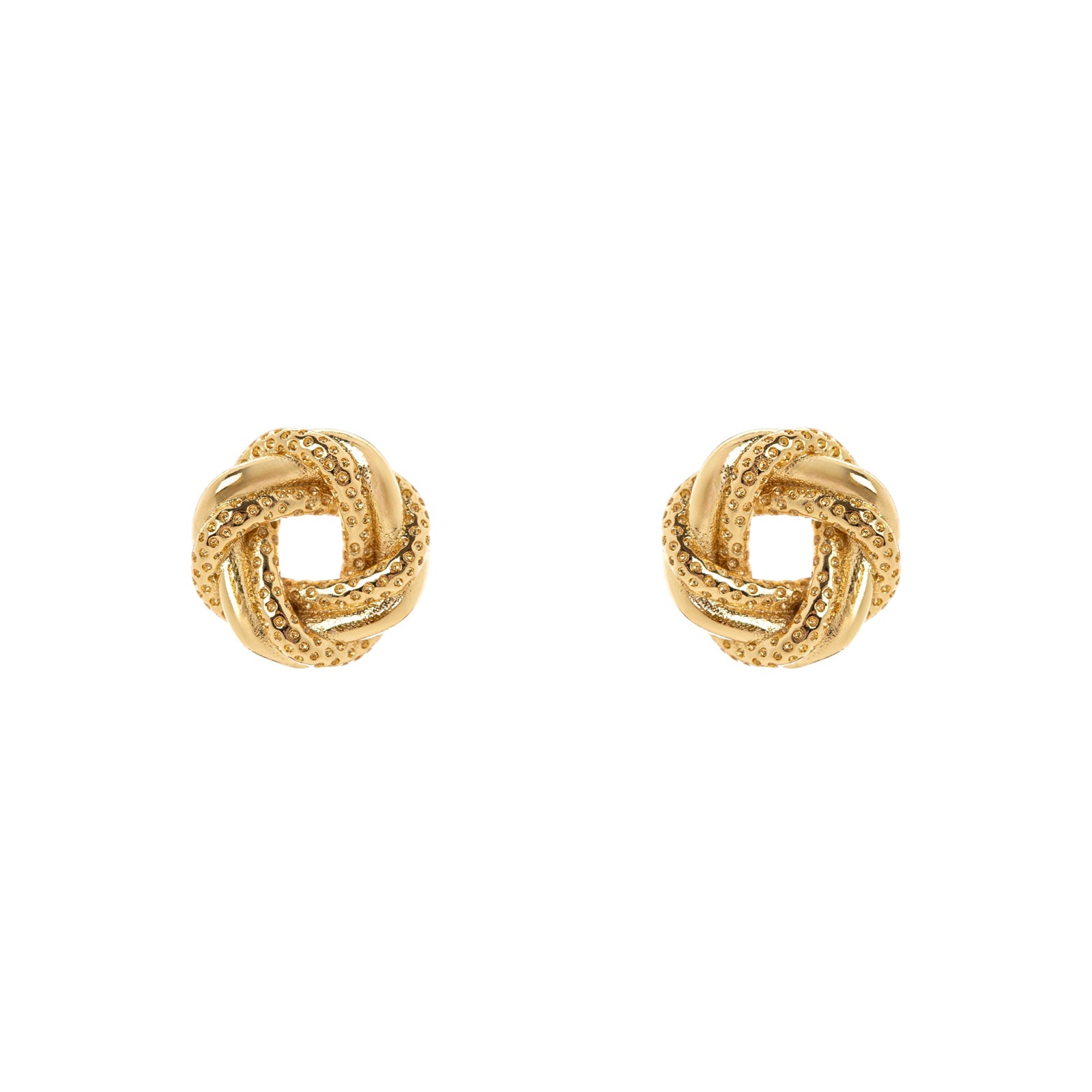 Mini wrapped bands earrings Rania - Gold - Sodini Bijoux