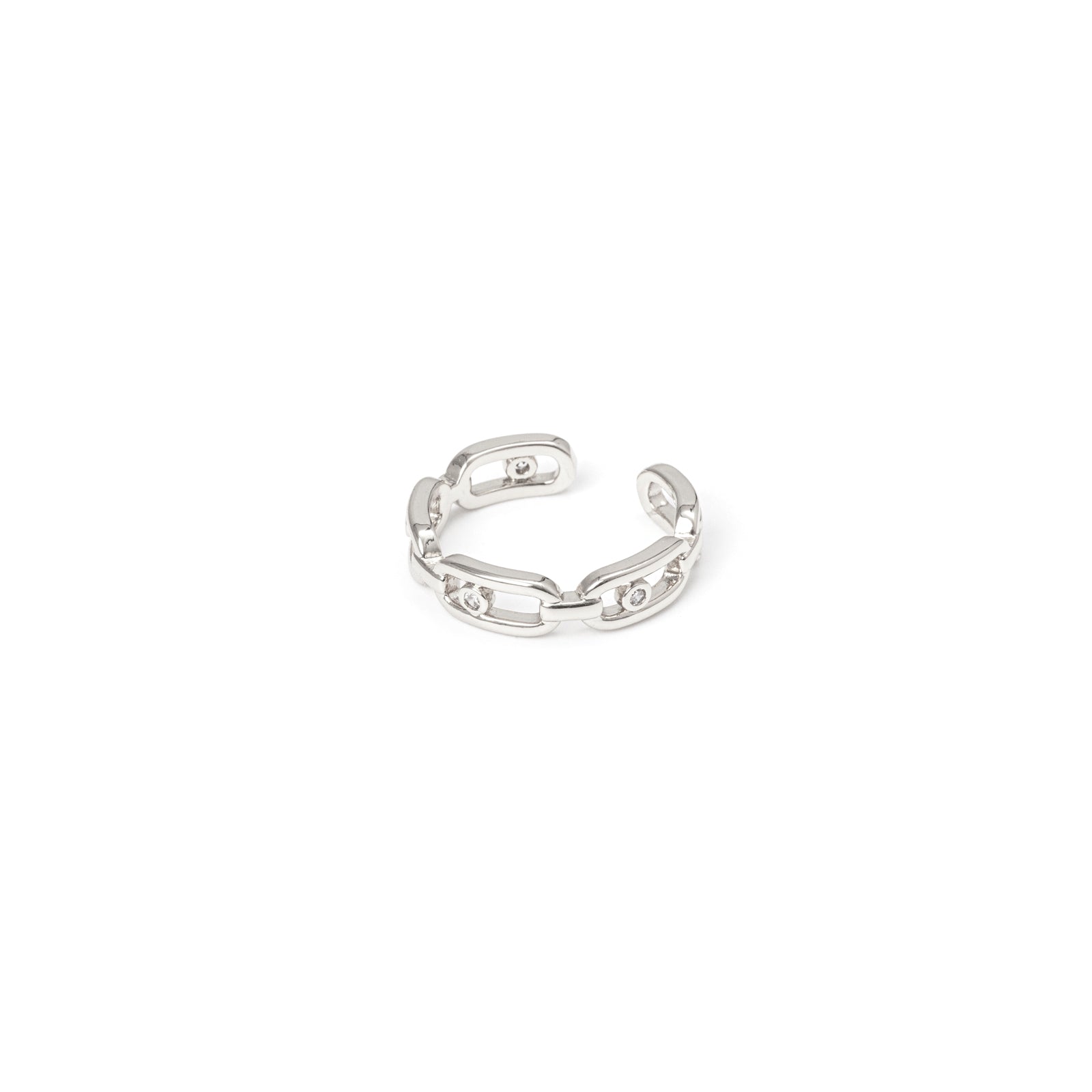 Chain ring Rania - Silver - Sodini Bijoux