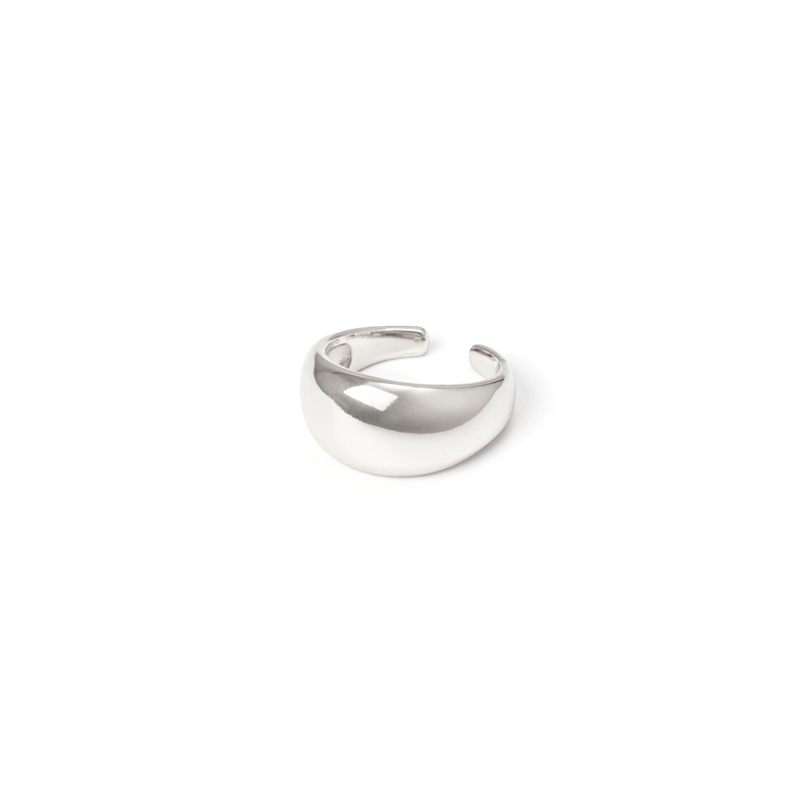 Ring with flared top Rania - Silver - Sodini Bijoux